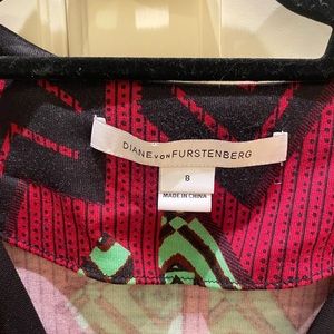 Diane von Furstenberg colored shirt dress